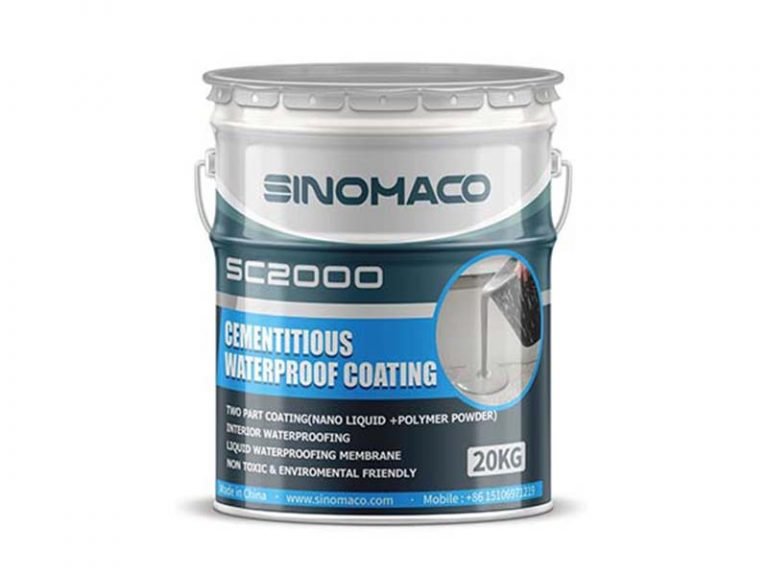 Two part Cementitious waterproof coating